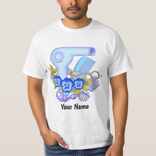 Blue Viooltje Schoonheidsspecialiste T-shirt (Voorkant)
