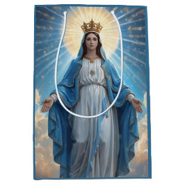 Blue Virgin Mary Heavenly Medium Cadeauzakje