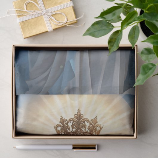 Blue Virgin Mary Heavenly Tissuepapier (Geschenk)