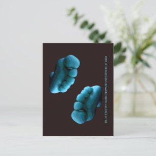 BLUE VOETEN DOOR MARK EDWARD WESTERFIELD 2020 BRIEFKAART