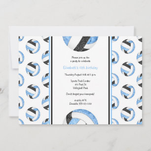 blue volleybal - verjaardagscampagne kaart