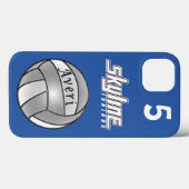 Blue Volleyball iPhone 6 Hoesje Xtreme Tough (Achterkant (horizontaal))