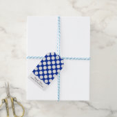 Blue Volleyball Theme Birthday Cadeaulabel (Met Touw)