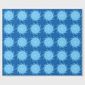 Blue Vortex Cadeaupapier (Vlak)