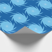 Blue Vortex Cadeaupapier (Hoek)