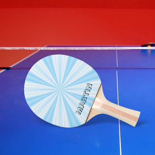 Blue Vortex, gepersonaliseerd Tafeltennisbatje