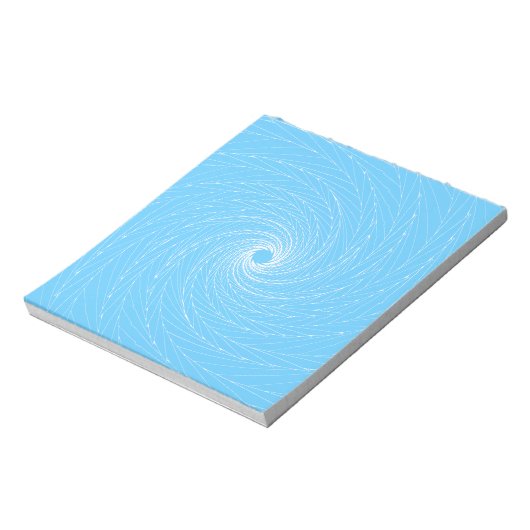 Blue Vortex Notitieblok (Linkerzijde)