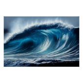 Blue Vortex Perfect Poster (Voorkant)