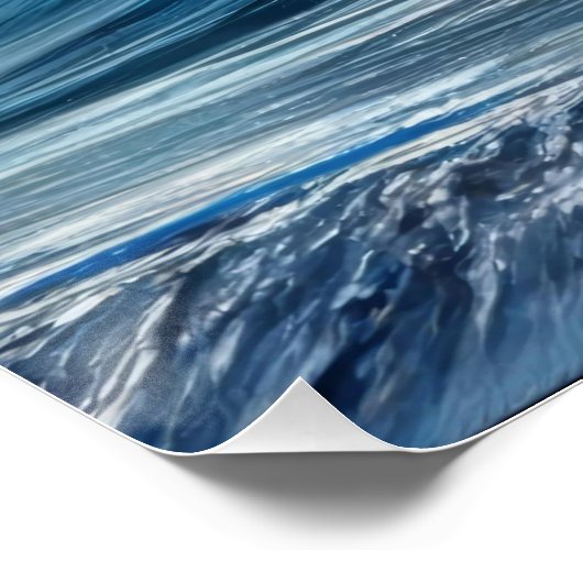 Blue Vortex Perfect Poster (Hoek)