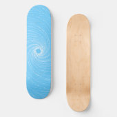 Blue Vortex Persoonlijk Skateboard (Voorkant)