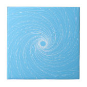 Blue Vortex Tegeltje (Voorkant)