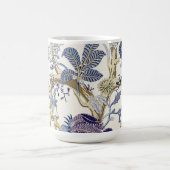 Blue W.Morris Floral Pattern Mok (Center)