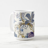 Blue W.Morris Floral Pattern Mok (Voorkant links)