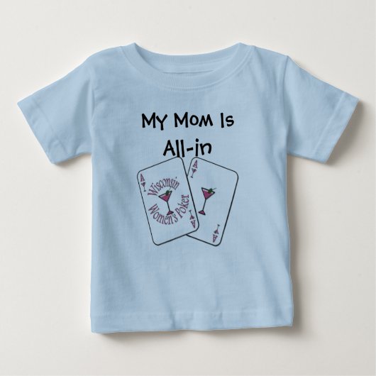 Blue W.W.P. Baby T-shirt (Voorkant)
