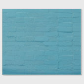 BLUE WALL BRICKS CADEAUPAPIER (Vlak)