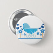 Blue Wandelwagen Button (Voorkant /achterkant)