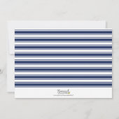 Blue Warm Wishes Modern Joy Holiday Foto Feestdagenkaart (Achterkant)