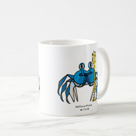 Blue Warrior Crab, MeWarriorVrouw op Twitch Koffiemok