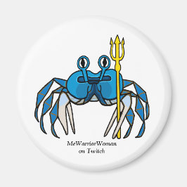 Blue Warrior Crab, MeWarriorVrouw op Twitch Magneet