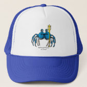 Blue Warrior Crab, MeWarriorVrouw op Twitch Trucker Pet (Voorkant)