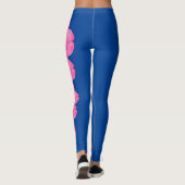 Blue Washington State Rhododendron Flower Leggings (Achterkant)