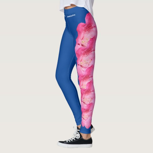 Blue Washington State Rhododendron Flower Leggings (Links)
