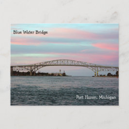 Blue Water Bridge-kaart Briefkaart