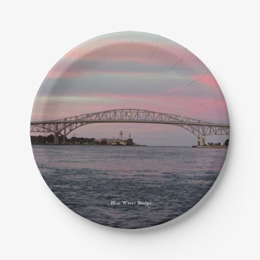 Blue Water Bridge papieren bord (Voorkant)