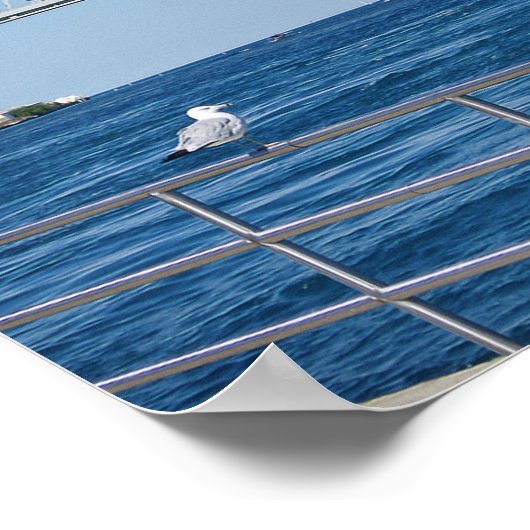 Blue Water Bridge, Port Huron, MI Poster (Hoek)