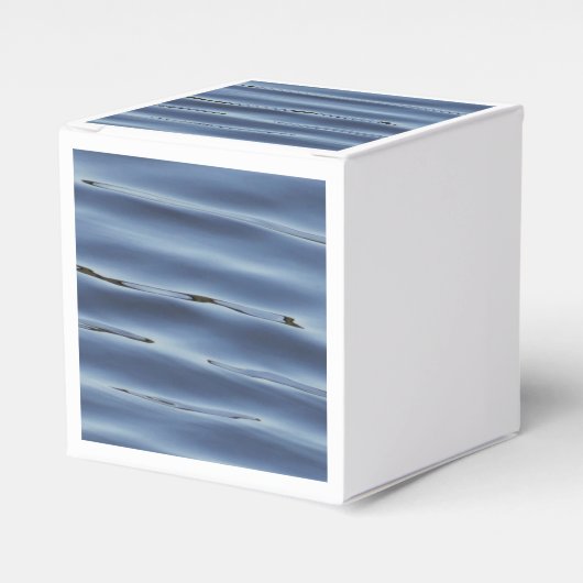 Blue Water Favor Box Bedankdoosjes (Voorkant Zijde)
