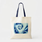Blue Water Fine Fractal Art Tote Bag (Voorkant)