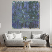 Blue Water Lelies Monet Canvas Afdruk
