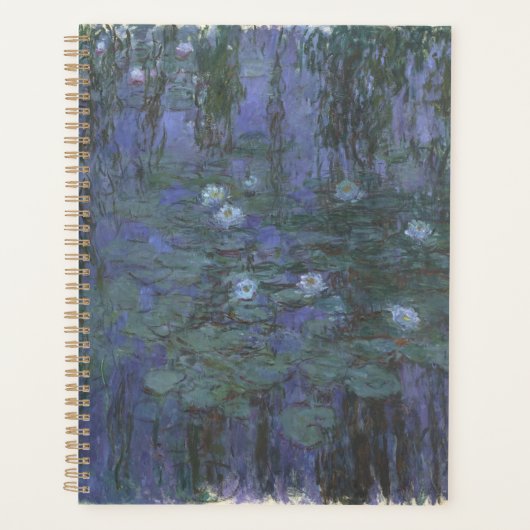 Blue Water Lelies Monet Planner (Voorkant)