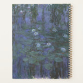 Blue Water Lelies Monet Planner (Achterkant)