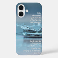 Blue Water Life dorst nooit Bijbel Verse John