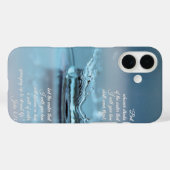 Blue Water Life dorst nooit Bijbel Verse John Case-Mate iPhone Case (Achterkant (horizontaal))