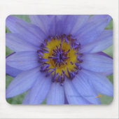 Blue Water Lily Mousepad Muismat (Voorkant)