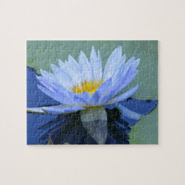 Blue Water Lily Puzzle Legpuzzel