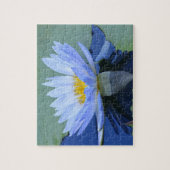 Blue Water Lily Puzzle Legpuzzel (Verticaal)