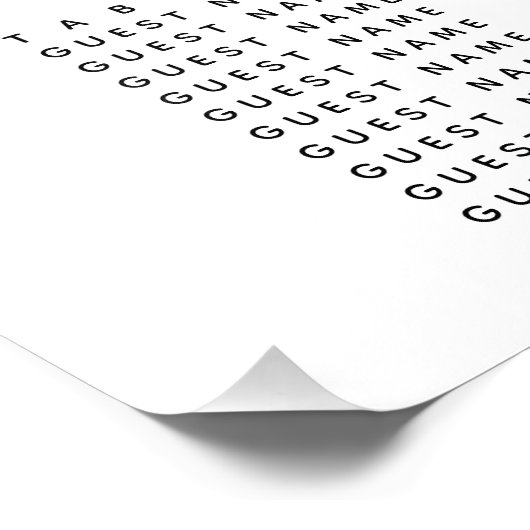 Blue water map elegant wedding seating foto afdruk (Hoek)