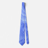 Blue Water Marble Style Art Stropdas (Voorkant)