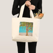 Blue Water Pandanas Grote Tote Bag (Voorkant (product))