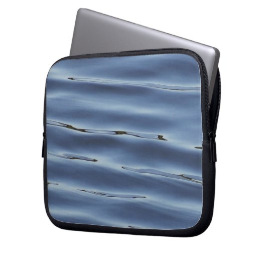Blue Water Pattern Electronics tas (Voorkant Links)