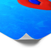 Blue Water Rasta Honu Poster (Hoek)