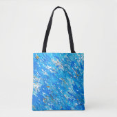 Blue Water Shopping Bag Tote Bag (Voorkant)