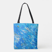Blue Water Shopping Bag Tote Bag (Achterkant)