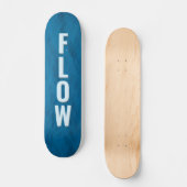Blue Water Texture Skateboard – Ocean Glide  (Voorkant)