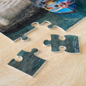 Blue Water Village Malta. Jigzaag Puzzle Legpuzzel (Zijkant)