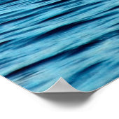 Blue water wave abstract backgroundabstract, aqua; poster (Hoek)