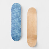 Blue Water Waves Skateboard (Voorkant)
